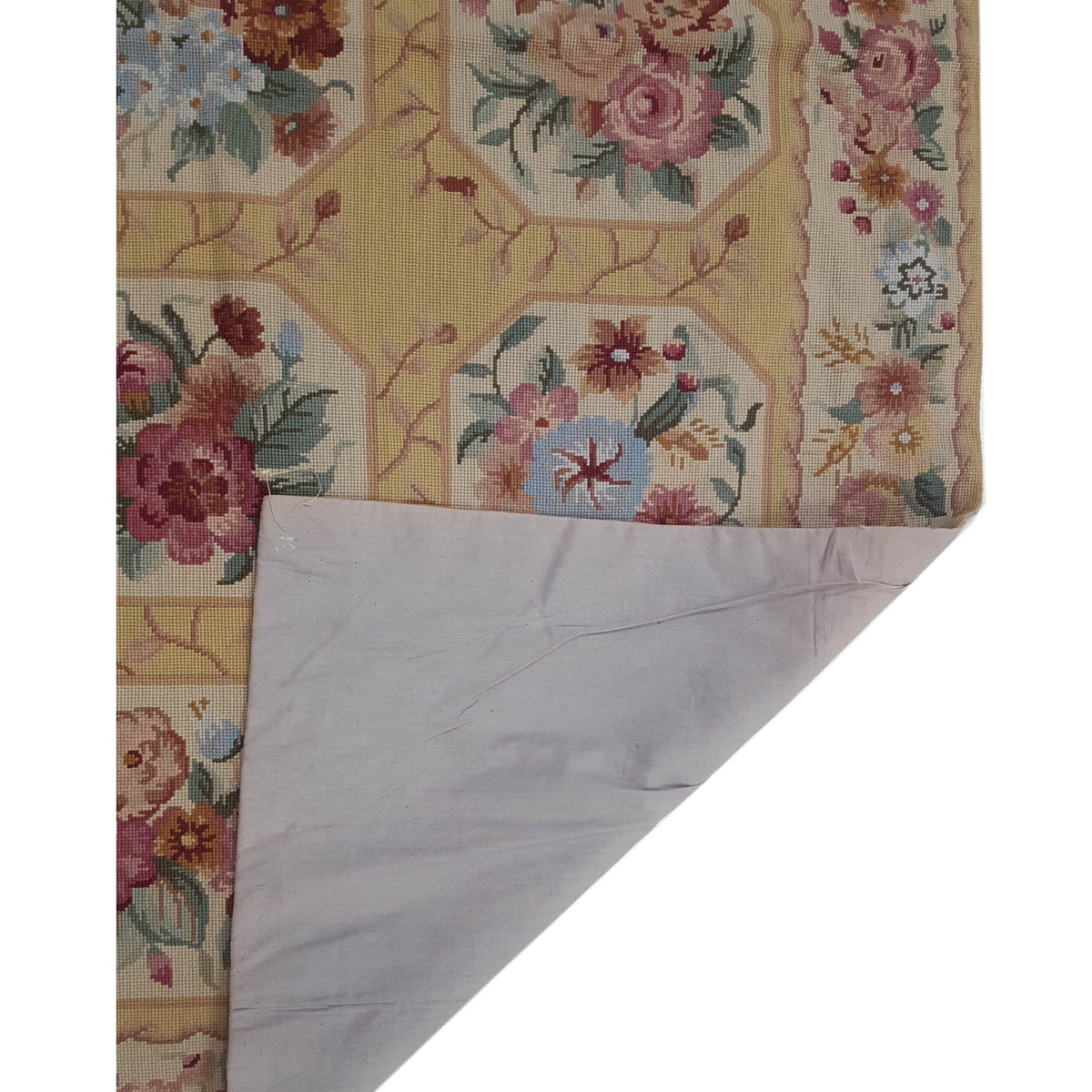 Pacific Needle Point 66776 Beige Multi Tapestry Needle Point Rug