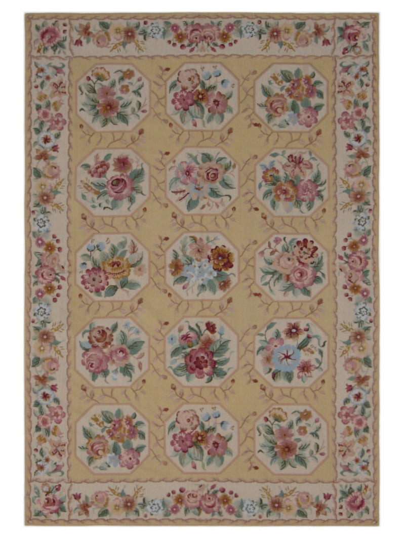 Pacific Needle Point  Beige Multi Tapestry