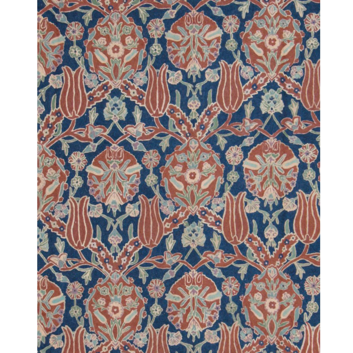 Aira Chainstich 66778 Navy Navy Kilim Flatweave Rug