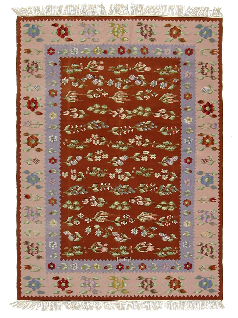 Aura Kilim  Rust Lt.Pink Kilim