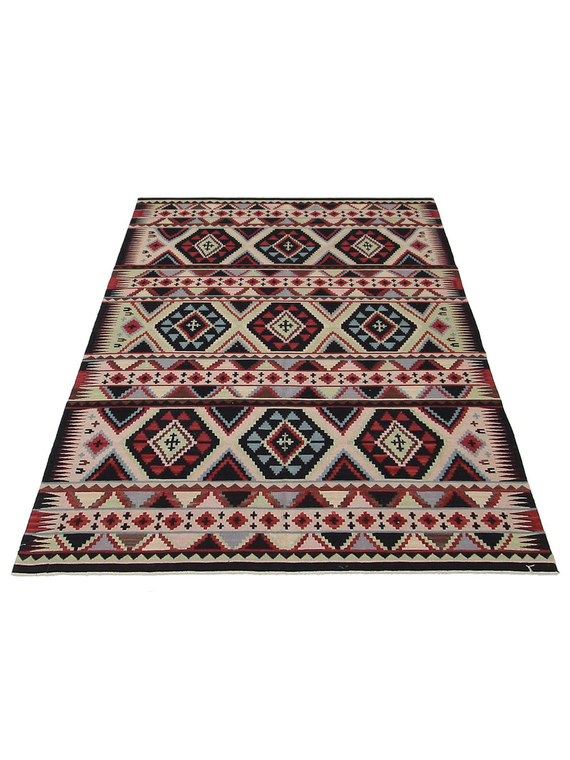 Aura Kilim 66782 Multi Multi Kilim Hand Woven Rug
