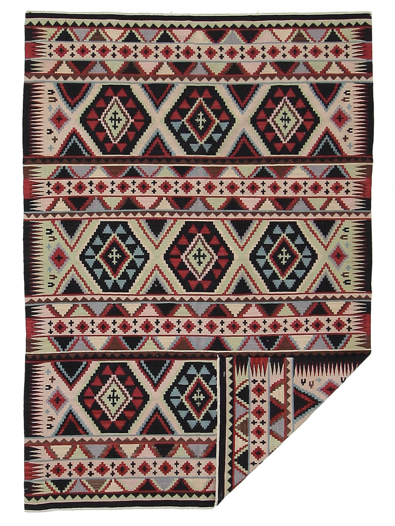 Aura Kilim 66782 Multi Multi Kilim Hand Woven Rug