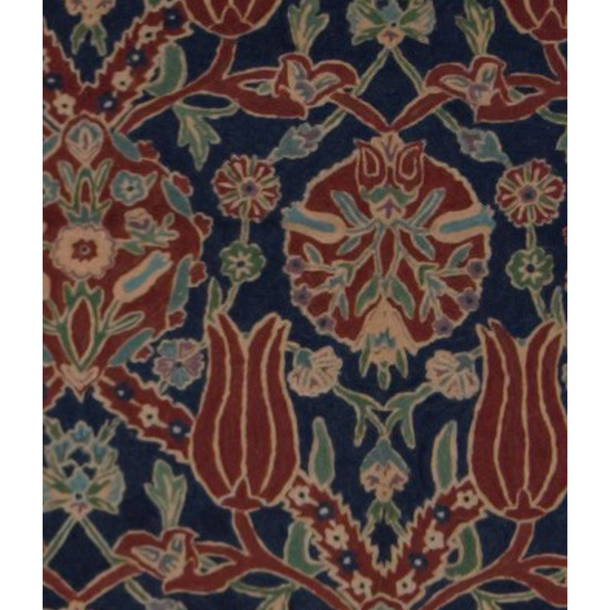 Aira Chainstich 66785 Navy Multi Kilim Flatweave Rug