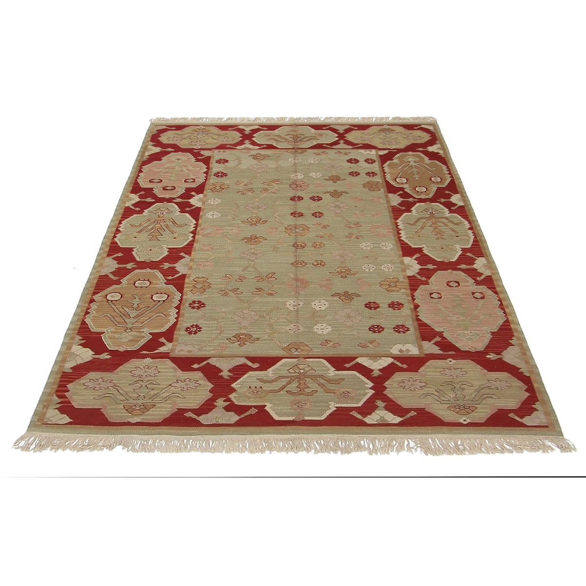 Aura Kilim 66794 Multi Multi Kilim Hand Woven Rug