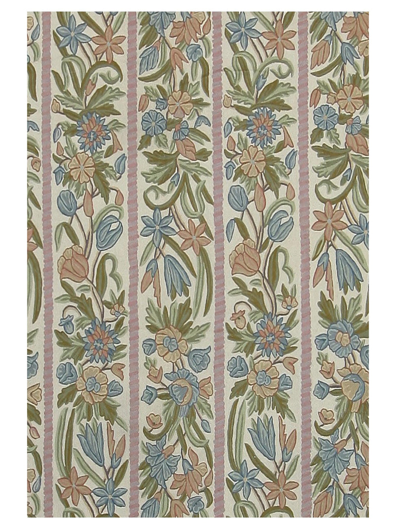 Aira Chainstich 66798 Teal Green Kilim Flatweave Rug