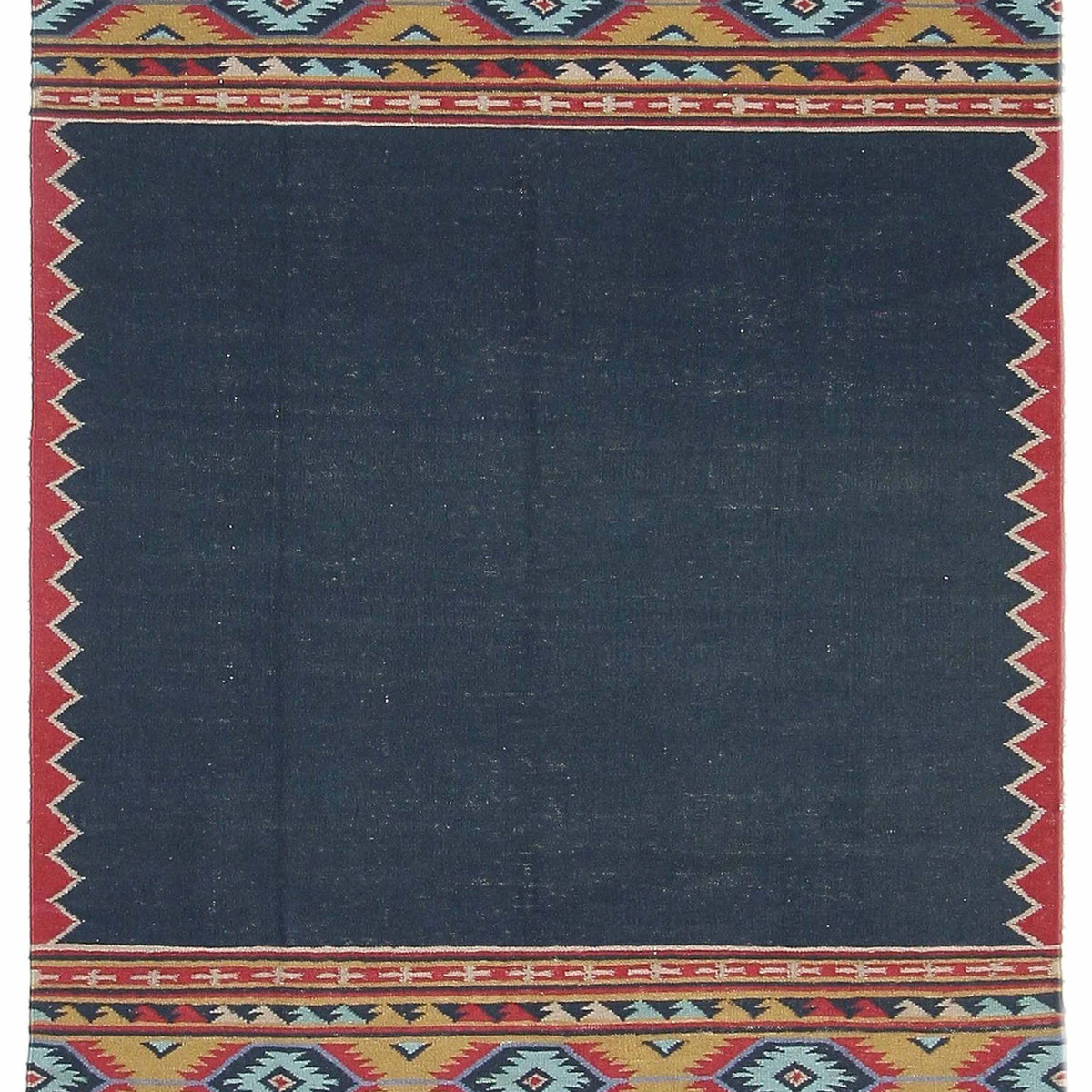 Pacific Dhurrie  Black Multi Kilim