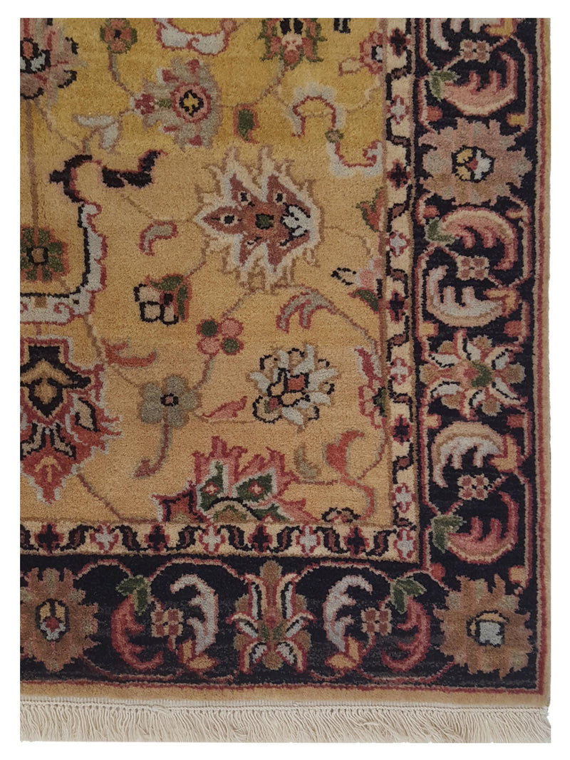 Pacific Agra 66805 Gold Brown Traditional Hand Knotted Rug