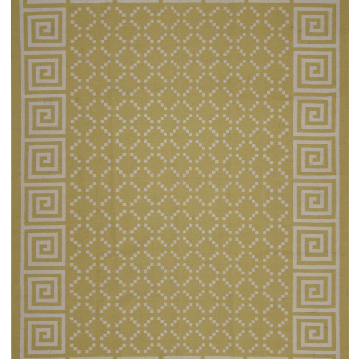 Pacific Dhurrie  Lime Ivory Kilim