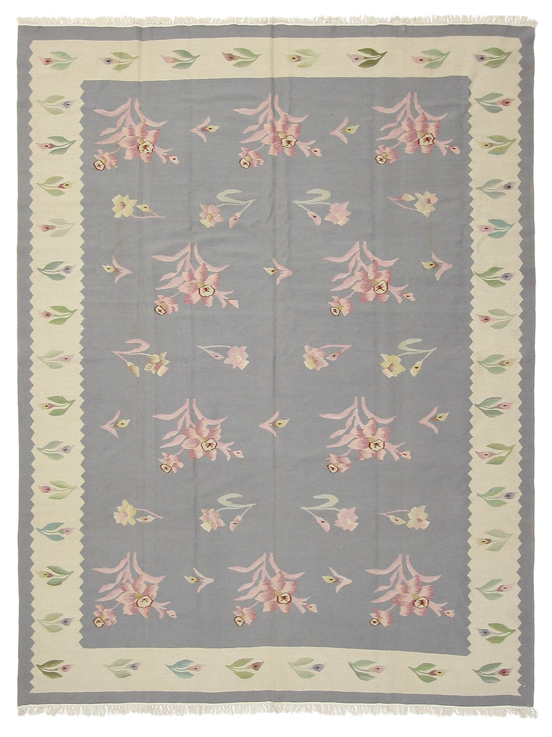 Aura Kilim  Lt.Grey Ivory Kilim