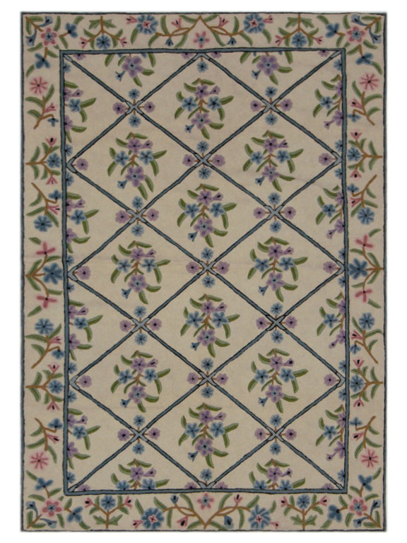 Aira Chainstich  Ivory Ivory Kilim