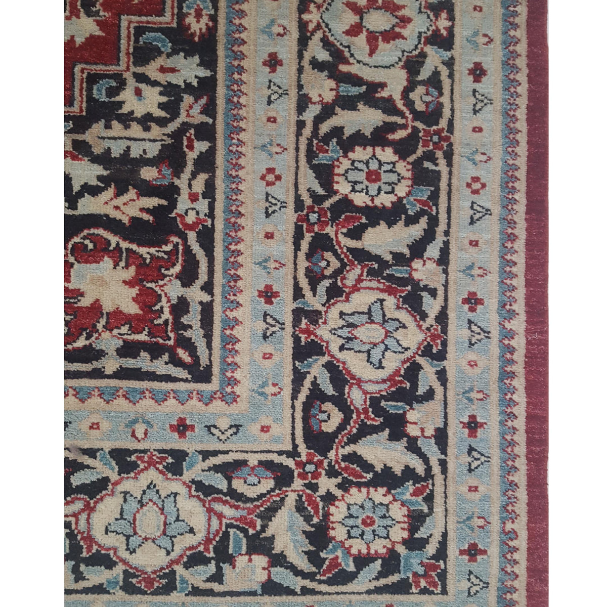 Pacific Ziegler 37249 Red Black Traditional Hand Knotted Rug