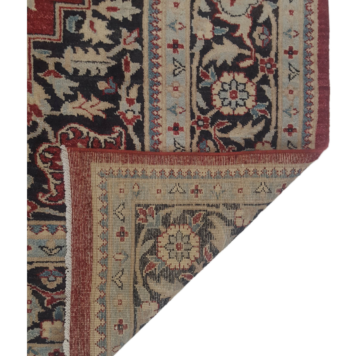 Pacific Ziegler 37249 Red Black Traditional Hand Knotted Rug