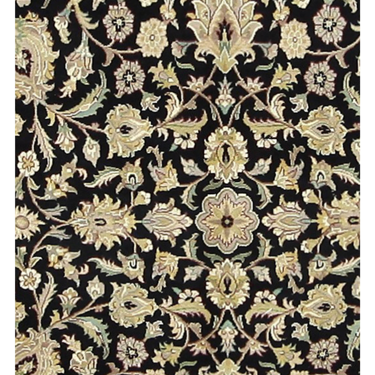 Pacific Classic 66889 Black Black Traditional Hand Knotted Rug