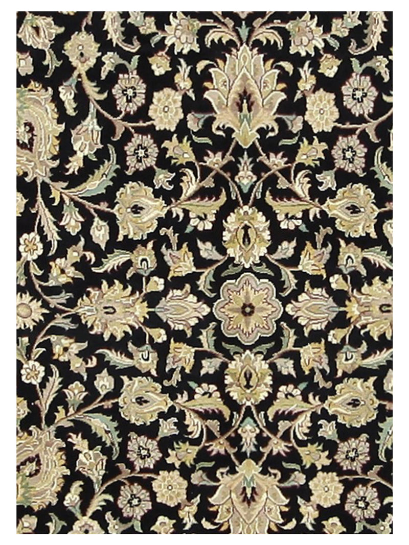 Pacific Classic 66889 Black Black Traditional Hand Knotted Rug
