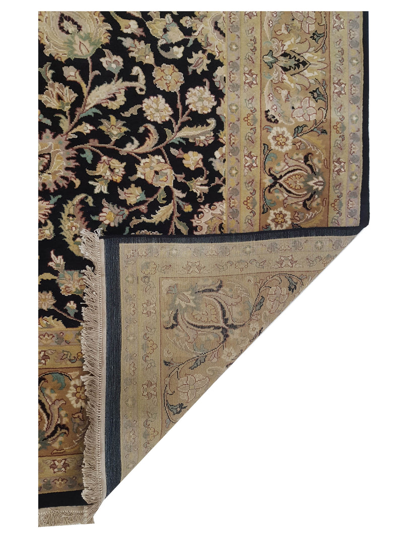 Pacific Classic 66889 Black Black Traditional Hand Knotted Rug