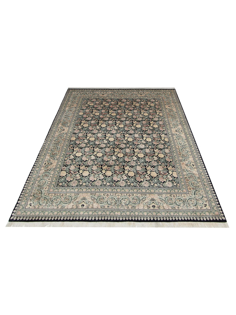 Pacific Classic 66893 Black Camel Traditional Hand Knotted Rug