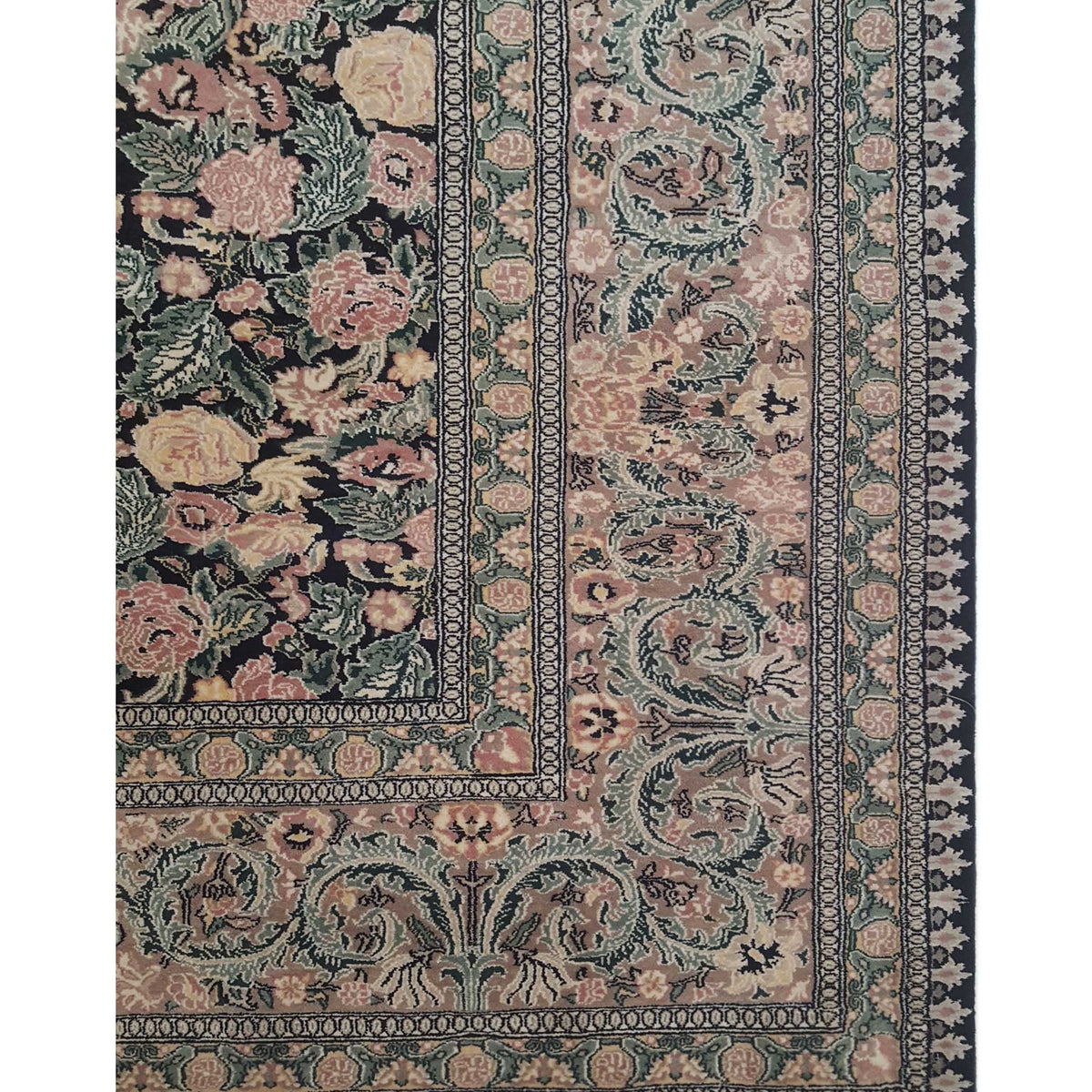 Pacific Classic 66893 Black Camel Traditional Hand Knotted Rug