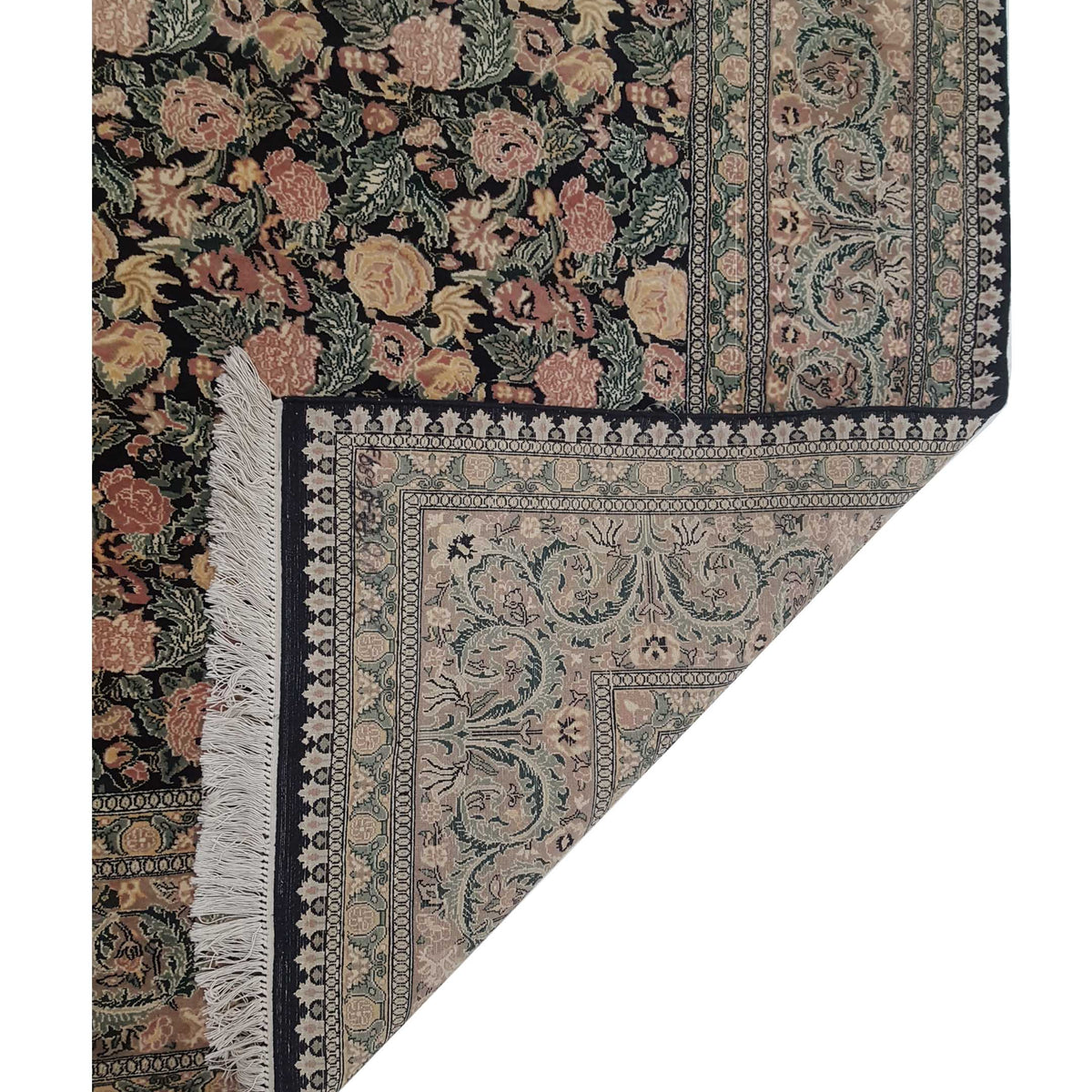 Pacific Classic 66893 Black Camel Traditional Hand Knotted Rug