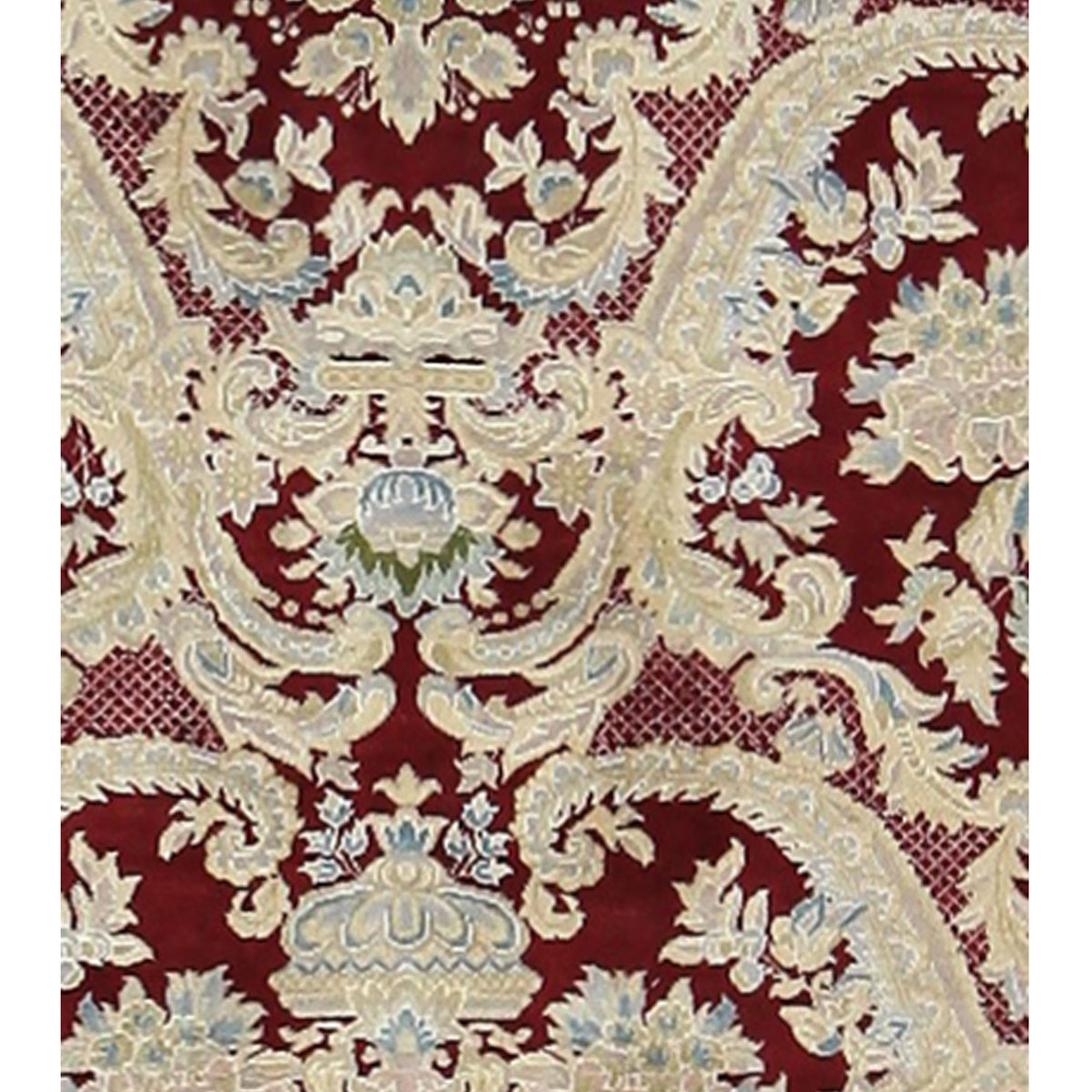 Pacific Classic 66894 Burgundy Gold Traditional Hand Knotted Rug