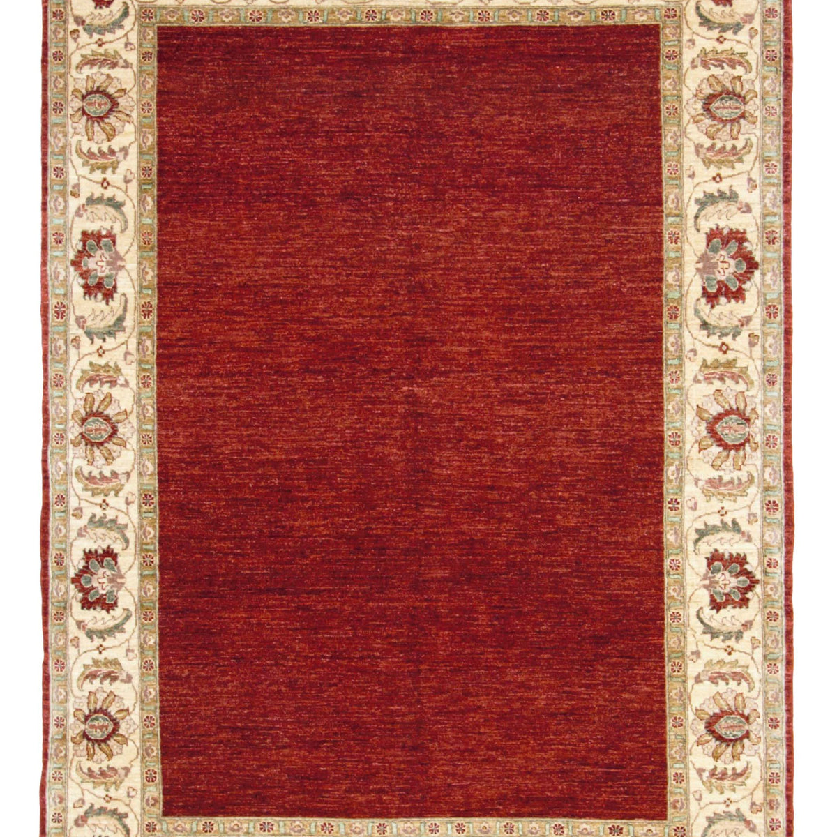 Pacific Peshawar  Burgundy Ivory Traditional