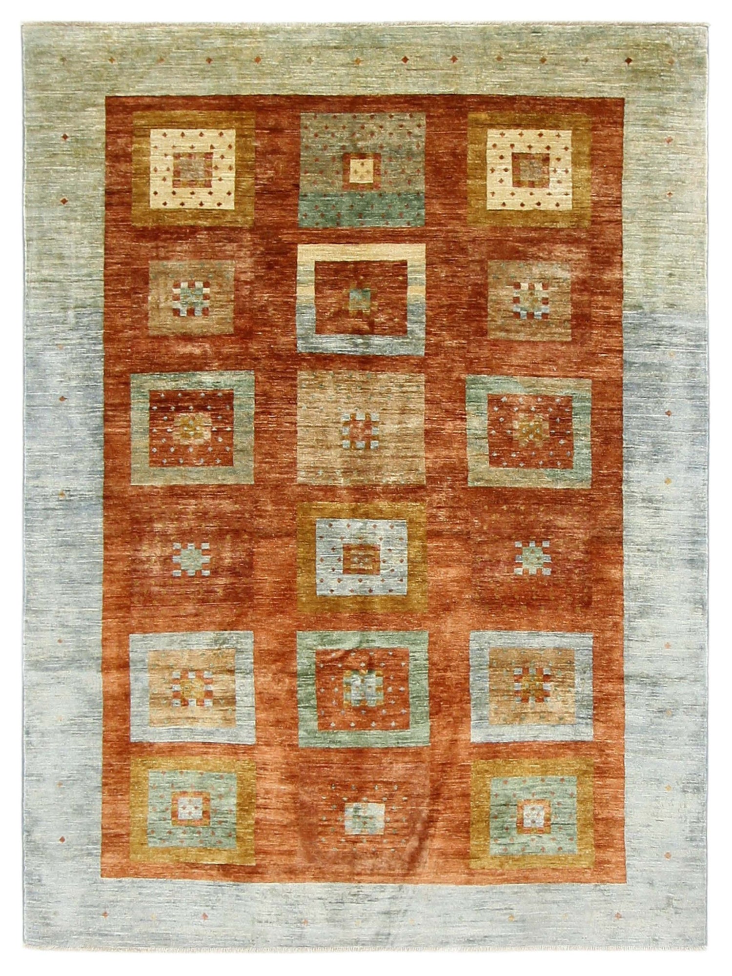 Pacific Gabbeh-Pk  Honeydew Rust Transitional