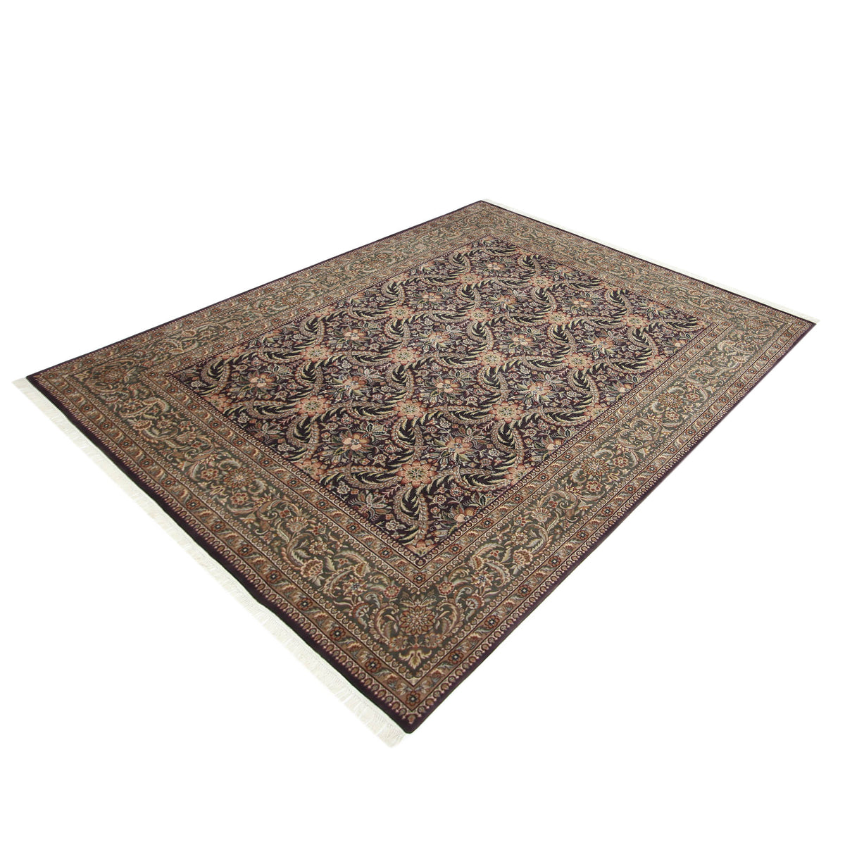 Pacific Classic 66902 Black Olive Traditional Hand Knotted Rug