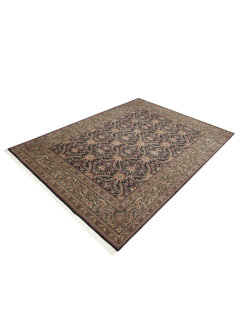 Pacific Classic 66902 Black Olive Traditional Hand Knotted Rug