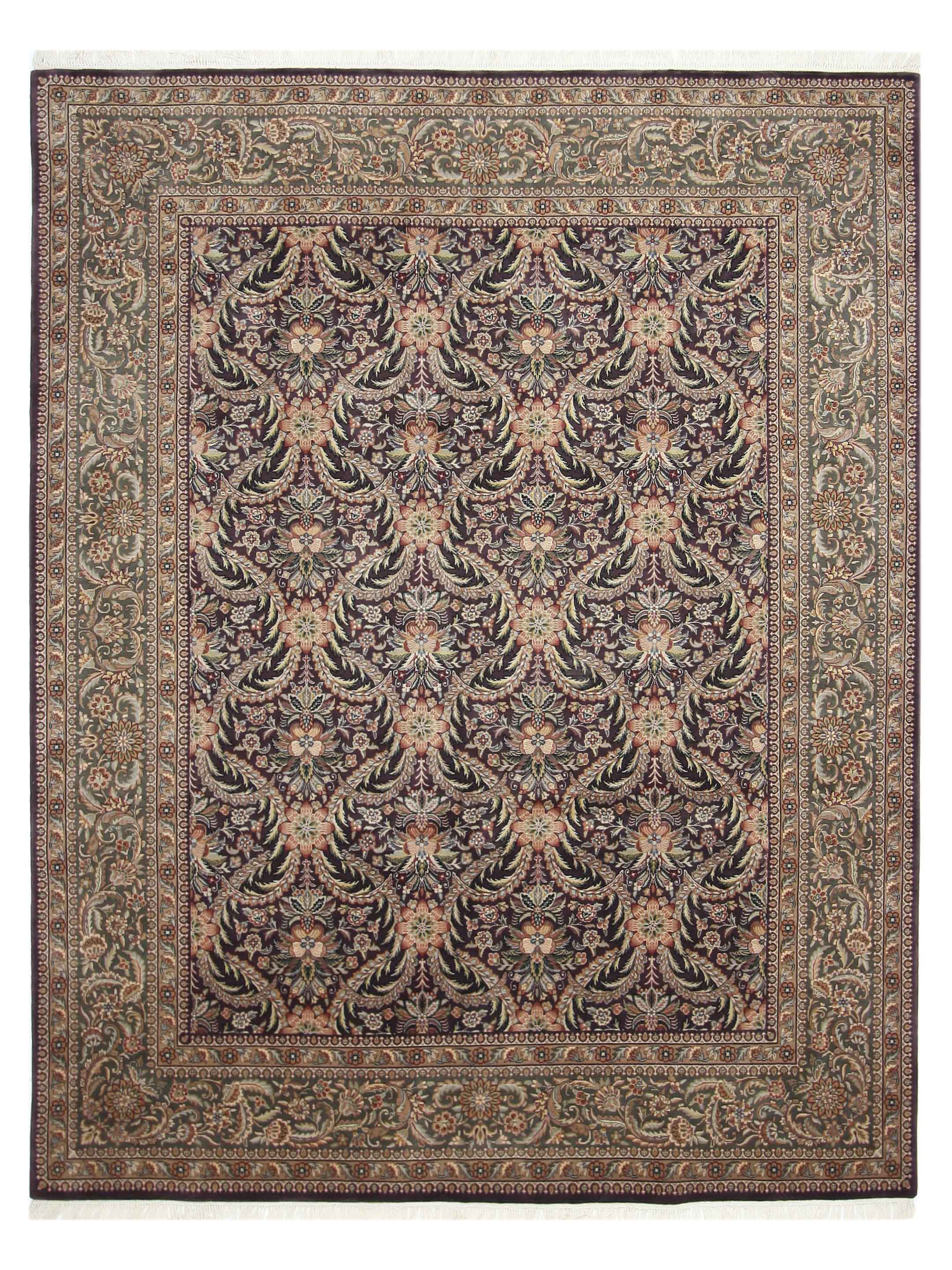 Pacific Classic 66902 Black Olive Traditional Hand Knotted Rug ...