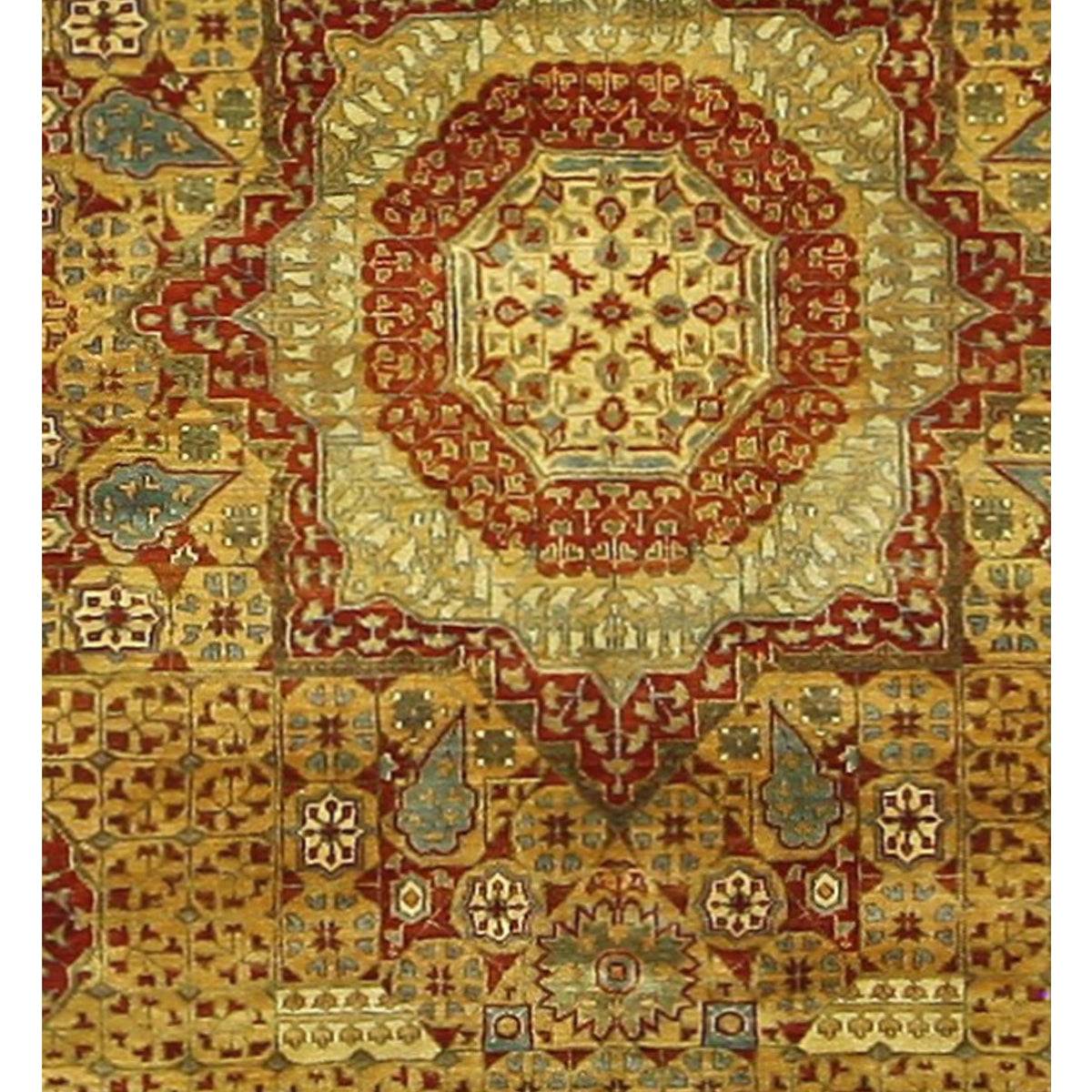 Pacific Mamluk 66903 Dk.Gold Dk.Gold Traditional Hand Knotted Rug