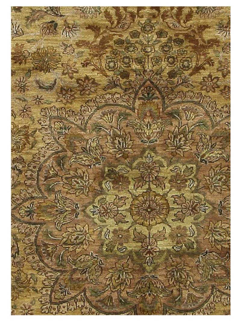 Pacific Maharaja 66904 Gold Beige Traditional Hand Knotted Rug