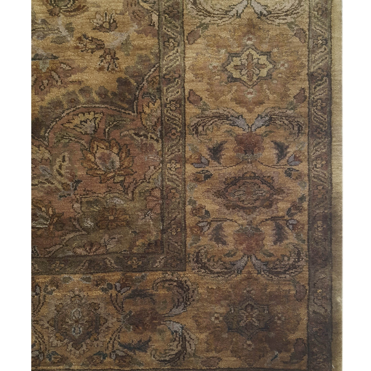 Pacific Maharaja 66904 Gold Beige Traditional Hand Knotted Rug