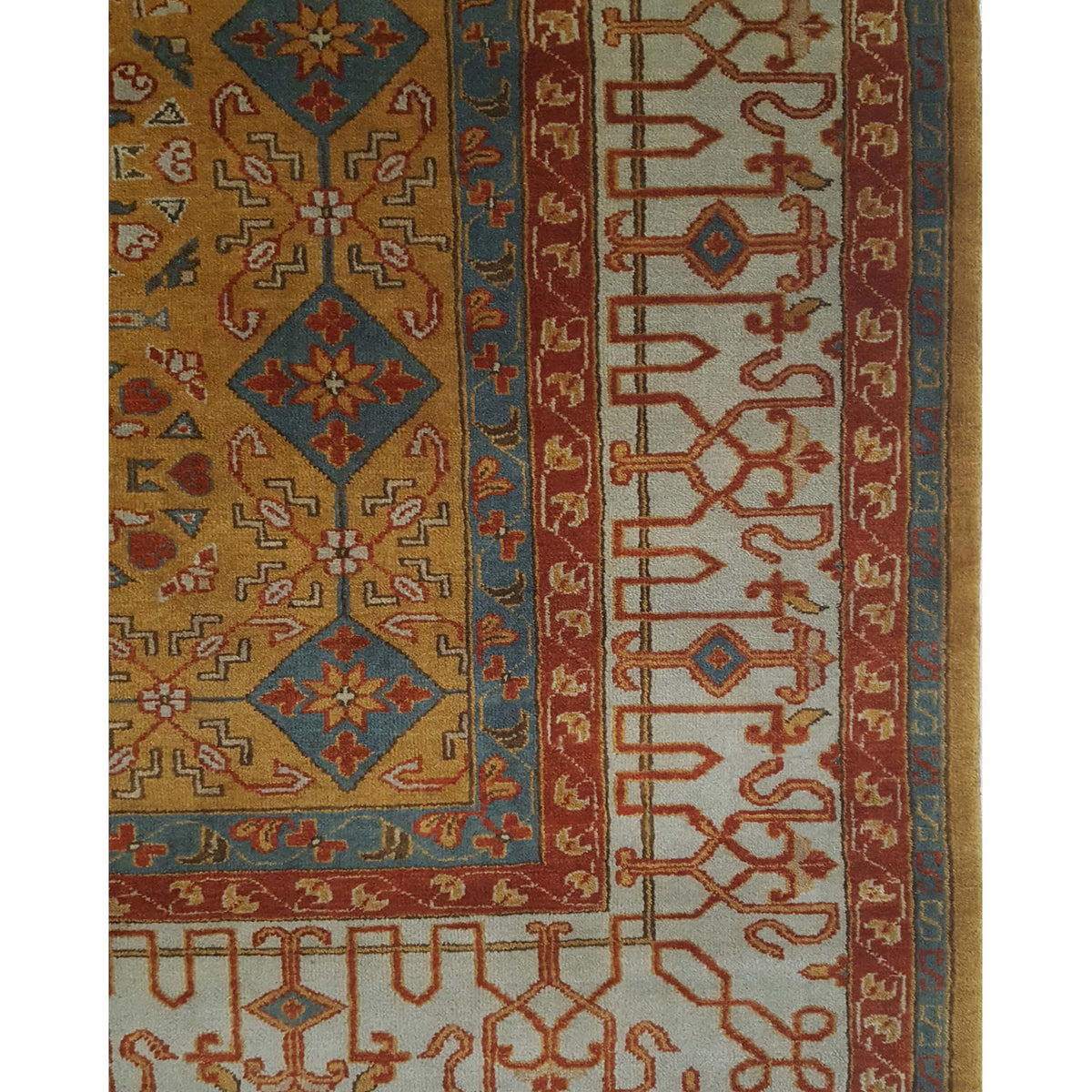Pacific Mamluk 66906 Khaki Beige Traditional Hand Knotted Rug