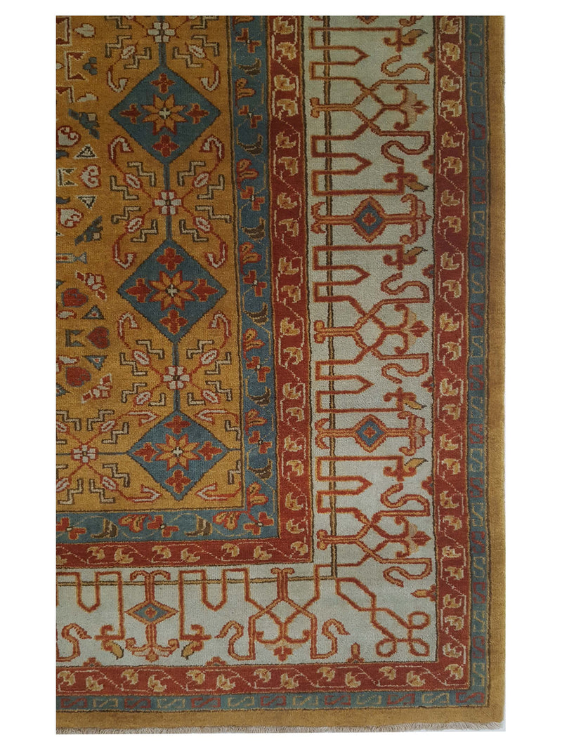 Pacific Mamluk 66906 Khaki Beige Traditional Hand Knotted Rug