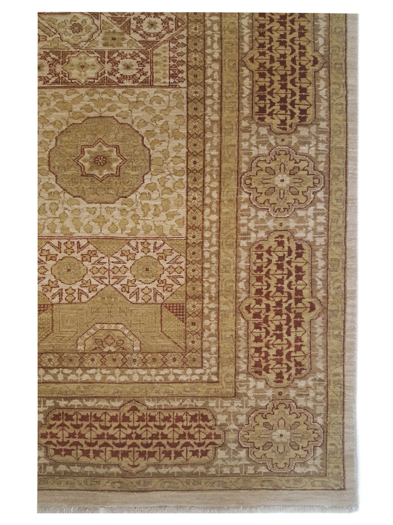 Pacific Mamluk 66907 Ivory Ivory Traditional Hand Knotted Rug