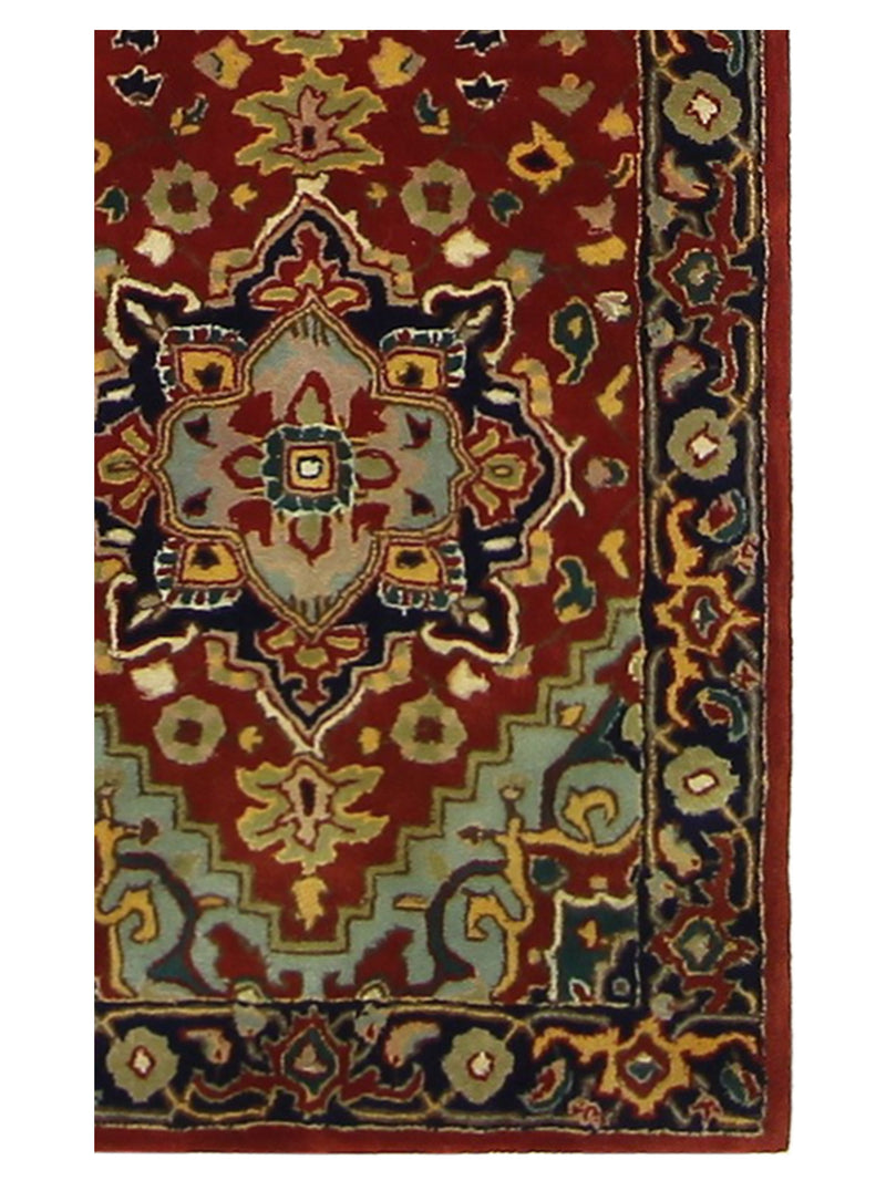 Aira Tufted 66928 Red Red Traditional Hand Tufted Rug