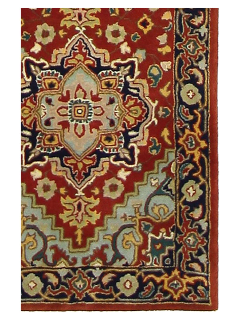 Aira Tufted 66929 Red Red Traditional Hand Tufted Rug