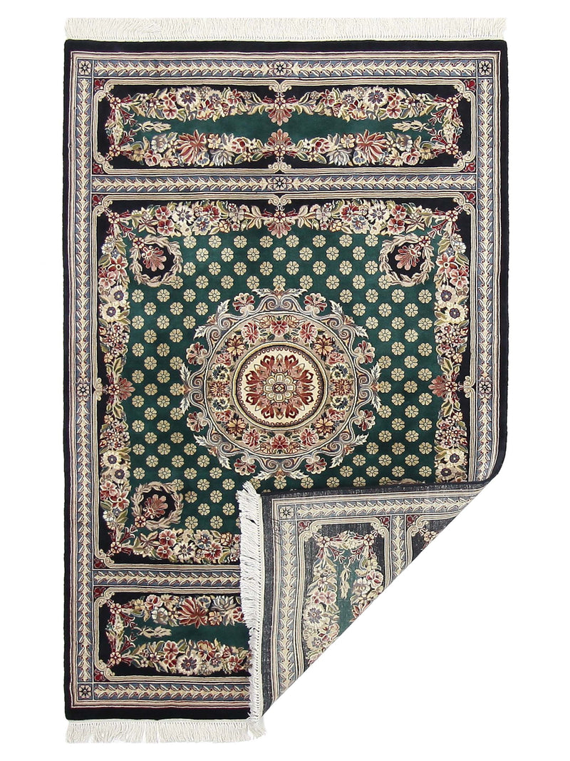 Pacific Classic 66933 Green Green Traditional Hand Knotted Rug