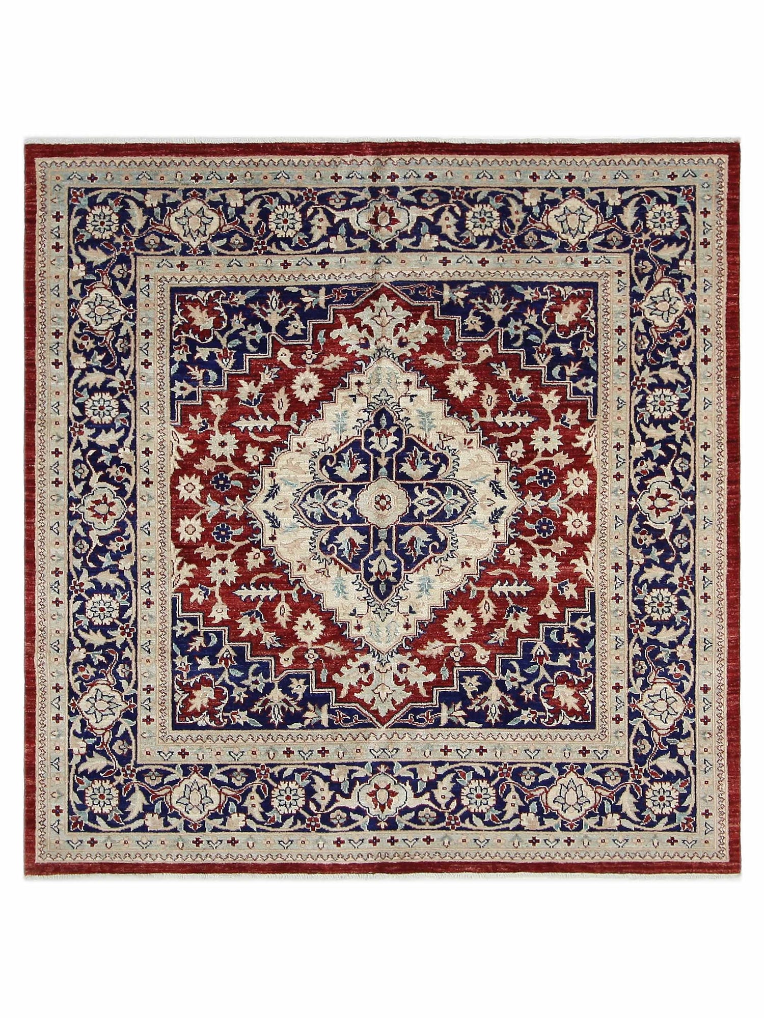 Pacific Heriz-Pk  Red Navy Traditional