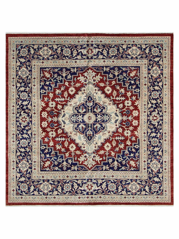 Pacific Heriz-Pk  Red Navy Traditional