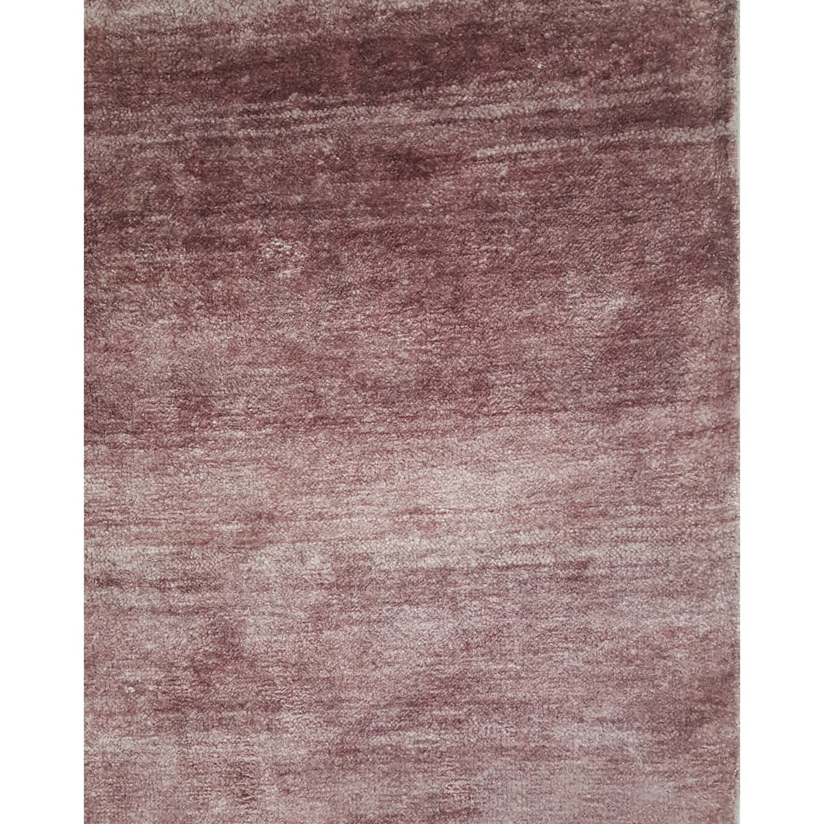 Pacific Sari Silk 66939 Purple Purple Modern Hand Knotted Rug