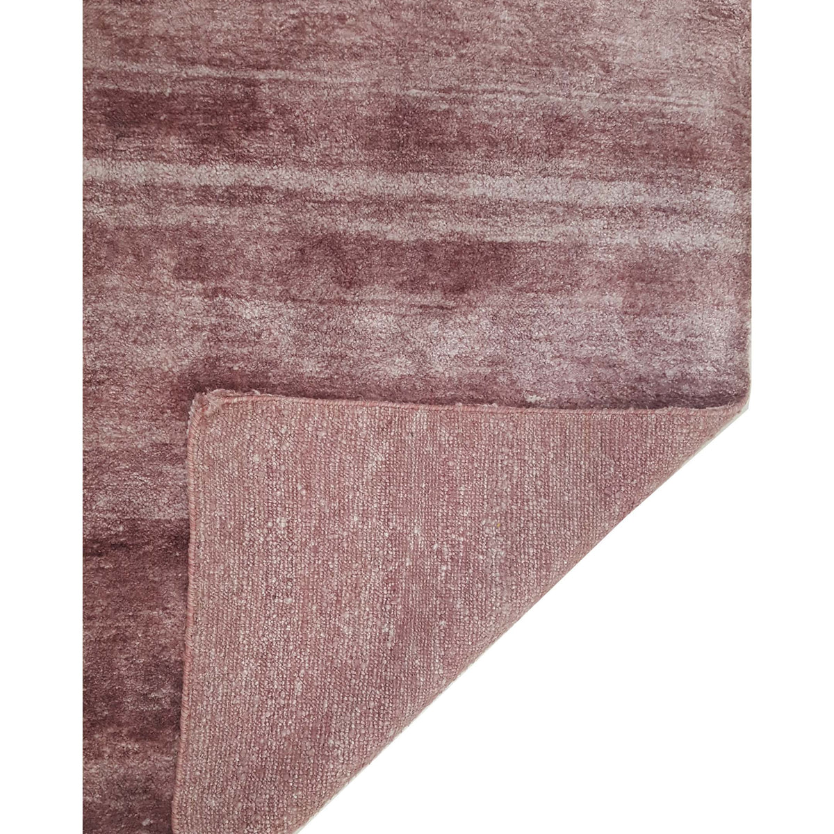 Pacific Sari Silk 66939 Purple Purple Modern Hand Knotted Rug