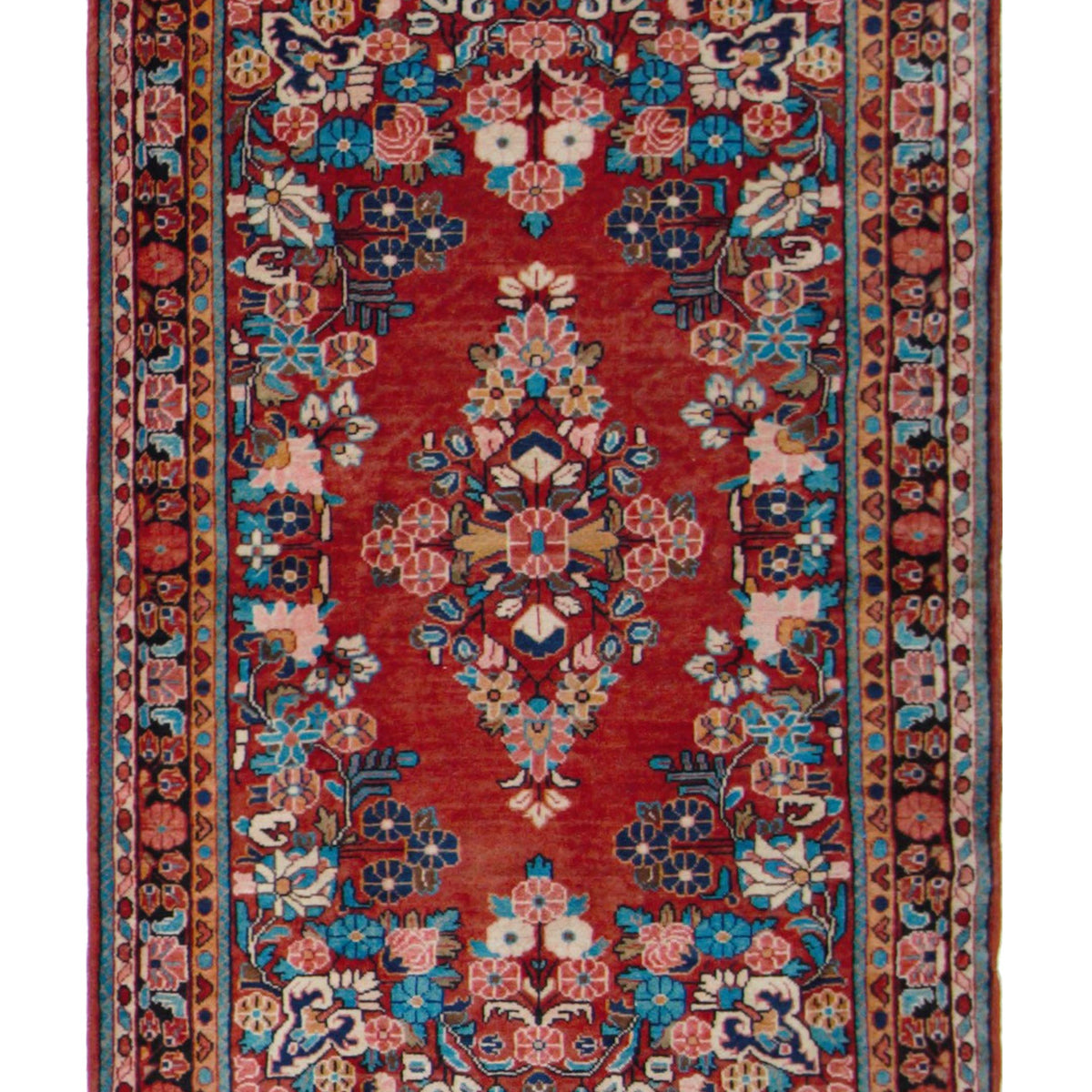 Pacific Mahal  Red Lt.Blue Traditional