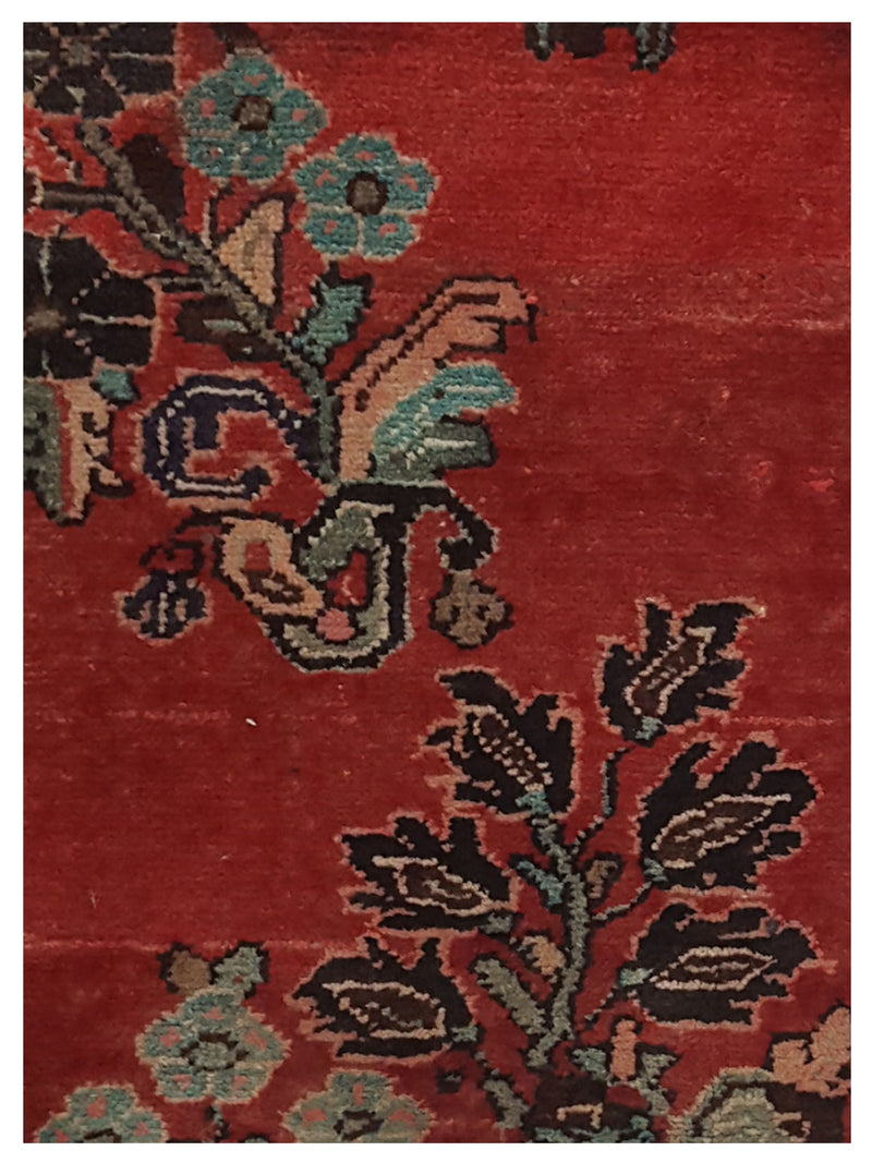 Pacific Bakhtiyari 67184 Red Ivory Traditional Hand Knotted Rug