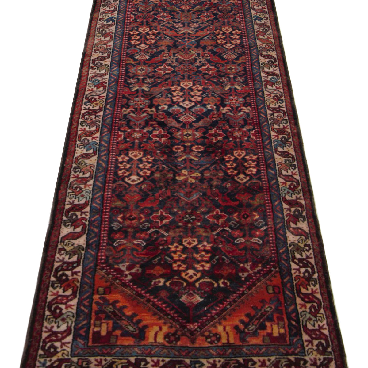 Pacific Malayer 67188 Blue Ivory Traditional Hand Knotted Rug