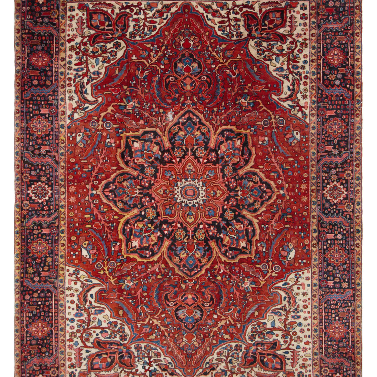 Pacific Heriz  Red Navy Traditional