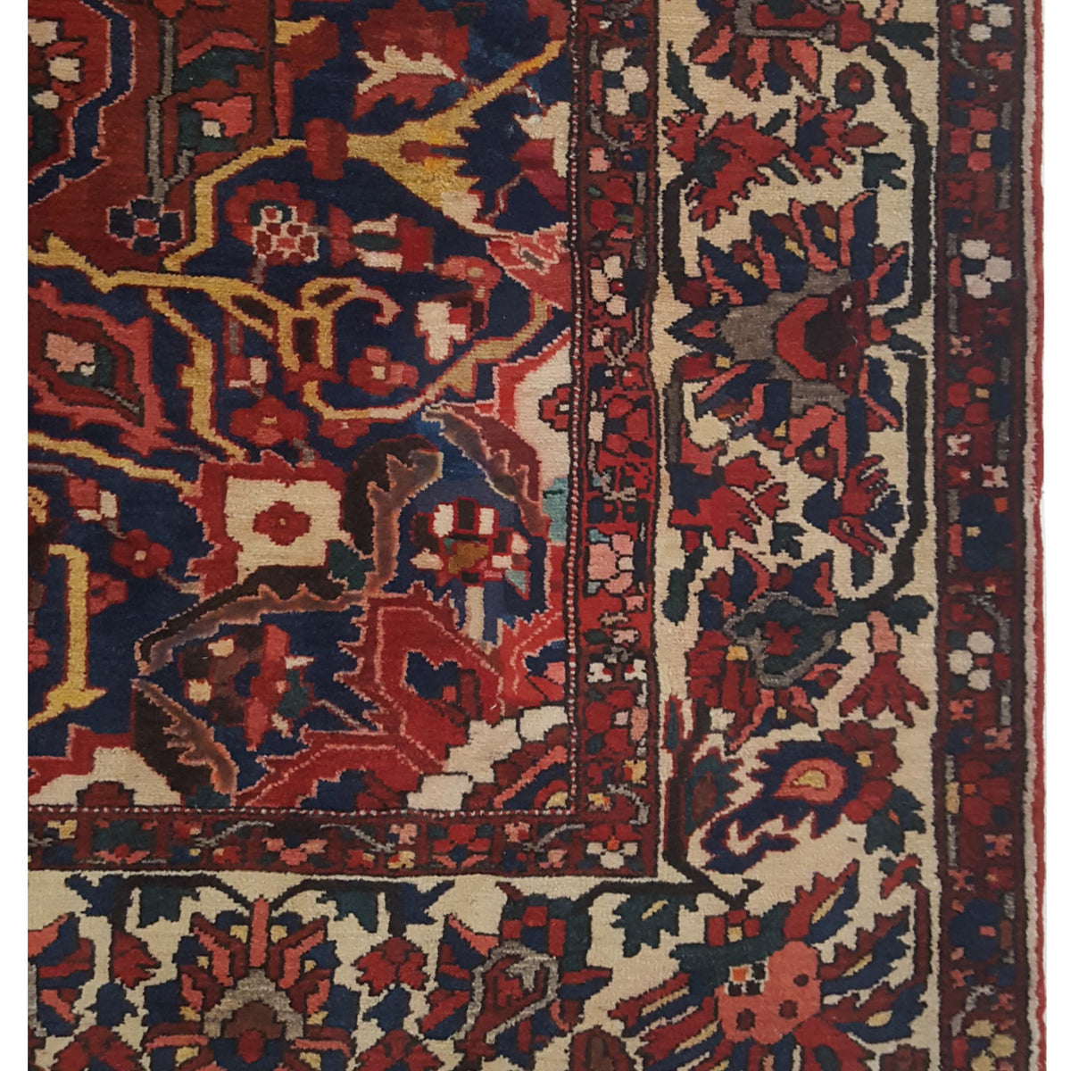 Pacific Bakhtiyari 67191 Red Ivory Traditional Hand Knotted Rug