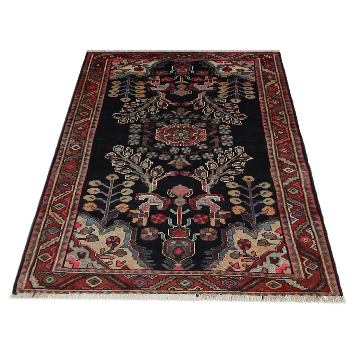 Pacific Bakhtiyari 67193 Red Red Traditional Hand Knotted Rug
