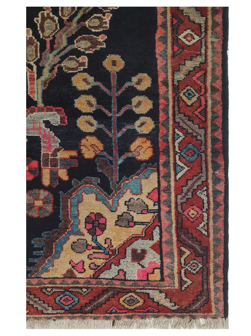 Pacific Bakhtiyari 67193 Red Red Traditional Hand Knotted Rug