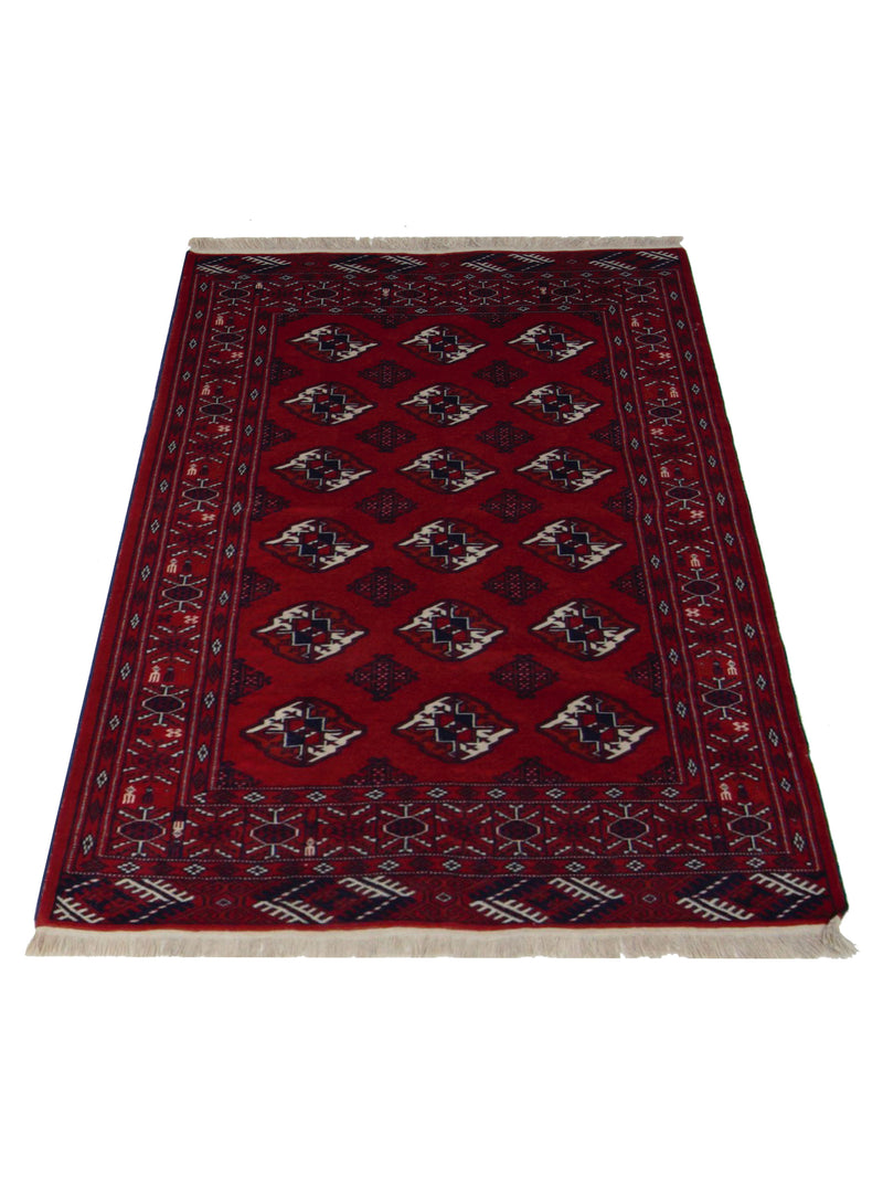 Pacific Turkaman 67198 Red Red Traditional Hand Knotted Rugs