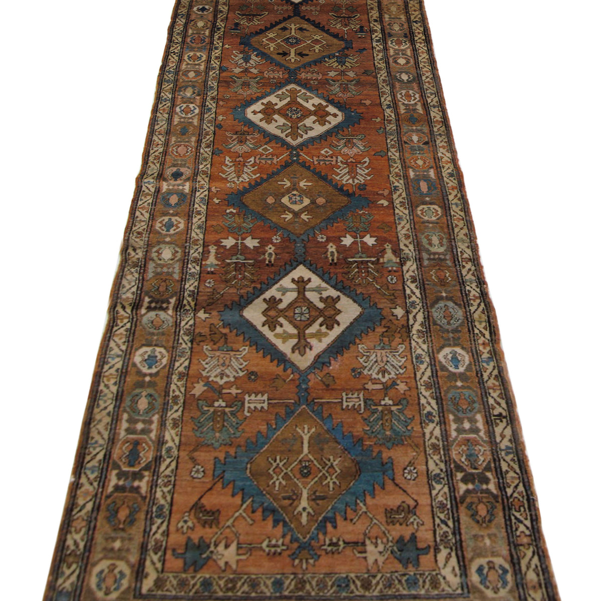 Pacific Antique Serab 67201 Camel Beige Traditional Antique Rug